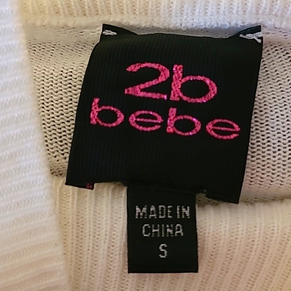 BEBE WHITE SWEATER - Picture 6 of 7